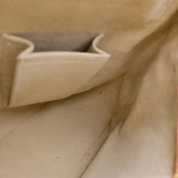 LOUIS VUITTON Logo Looping GM Shoulder Bag Monogram Leather Brown M51145 89ED212 - Picture 11 of 14